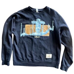Logic No Pressure Long Sleeve Crewneck Sweatshirt Concert Tour Men’s Small
